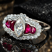 �A�[���f�R ���r�[ �_�C�������h �A���e�B�[�N�����O �v���`�i�� 1920�N��