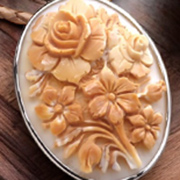 ���̉Ԃ̃V�F���J���I�u���[�`���l�b�N���X �R�[�l���A���V�F�� Silver�g 2WAY ���U�[�l�b�N���X�t